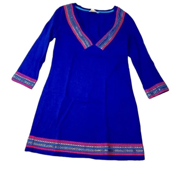 Boden Rosanna Jersey blue embroidered Tunic
Dress sz 6 - Picture 4 of 11
